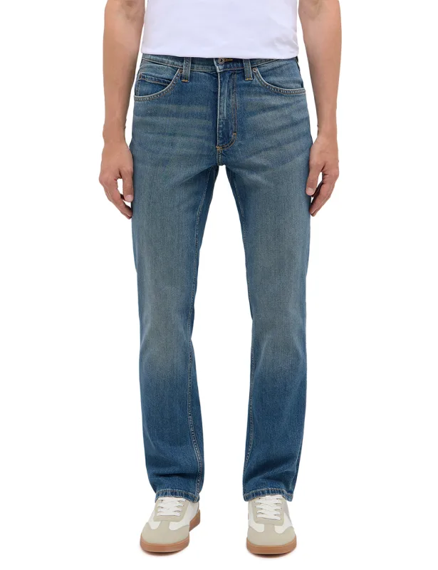 Mustang Jeans Tramper Straight Fit faded blue used extra lang
