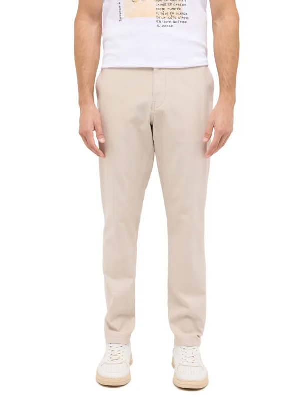 Mustang Oakland Chino Skinny Fit oyster white extra lang