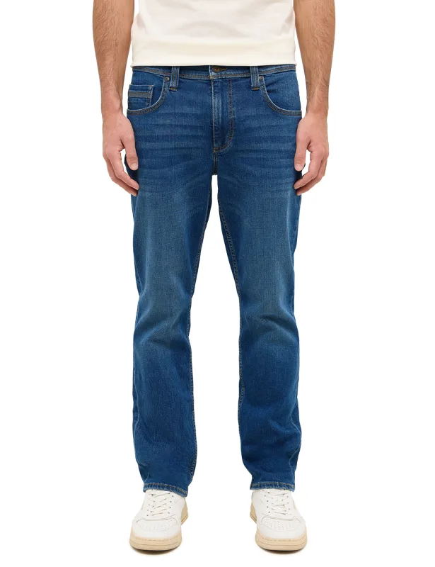Mustang Jeans Washington Straight Fit gravel blue used extra lang