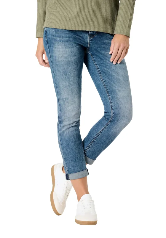 Timezone 7/8 Damenjeans Slim NaliTZ honcho blue wash