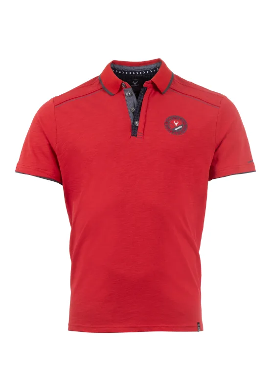 Questo Poloshirt Gustaaf cayenne