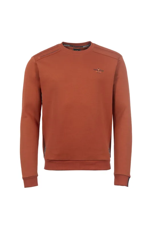 Questo Sweatshirt IvanoQU sienna red