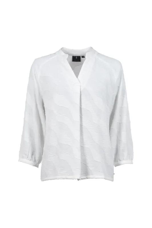 Soquesto Bluse 3/4 PeetjeSOQ offwhite