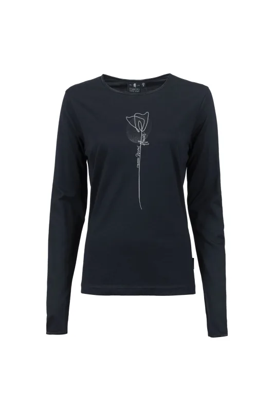Soquesto Langarmshirt OkkaSOQ navy