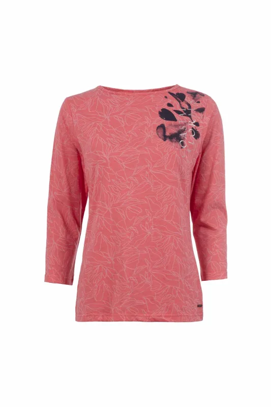 Soquesto Shirt 3/4 PelagiaSOQ poppy red