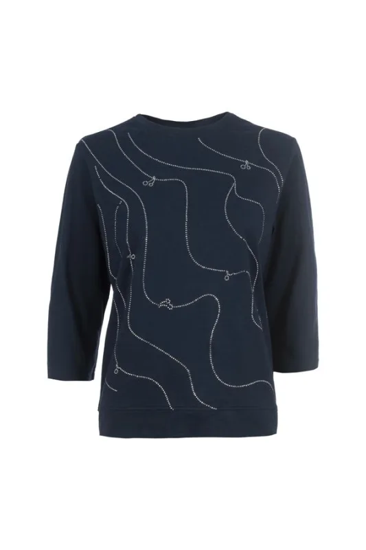 Soquesto Shirt 3/4 PhoebeSOQ navy