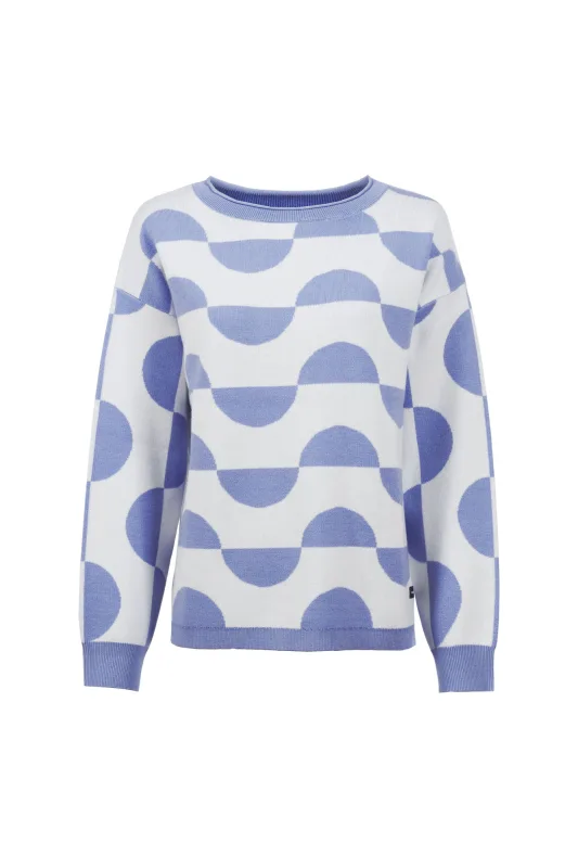 Soquesto Strickpullover OvaSOQ sky blue