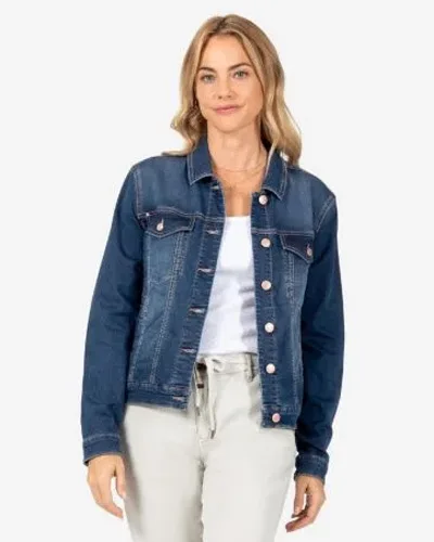 Timezone Damen Jeansjacke blue wash