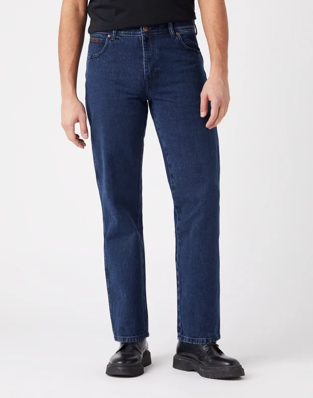 Wrangler Texas Jeans Regular Fit coalblue stone