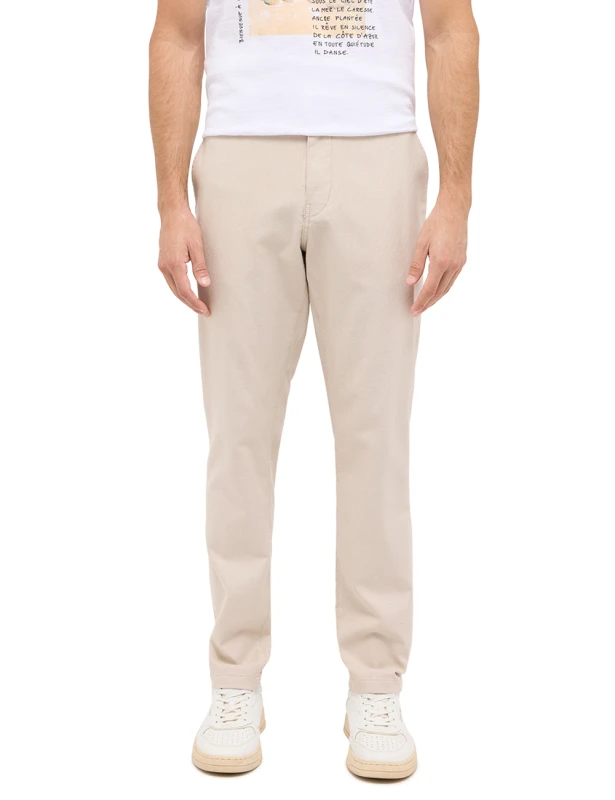 Mustang Oakland Chino Skinny Fit oyster white extra lang