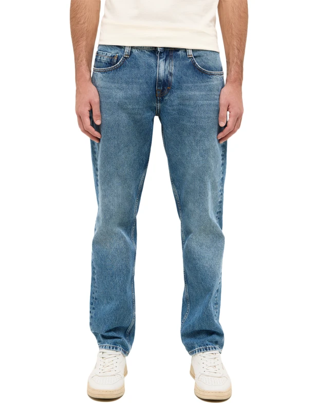 Mustang Jeans Denver Straight ohne Stretch stone blue extra lang