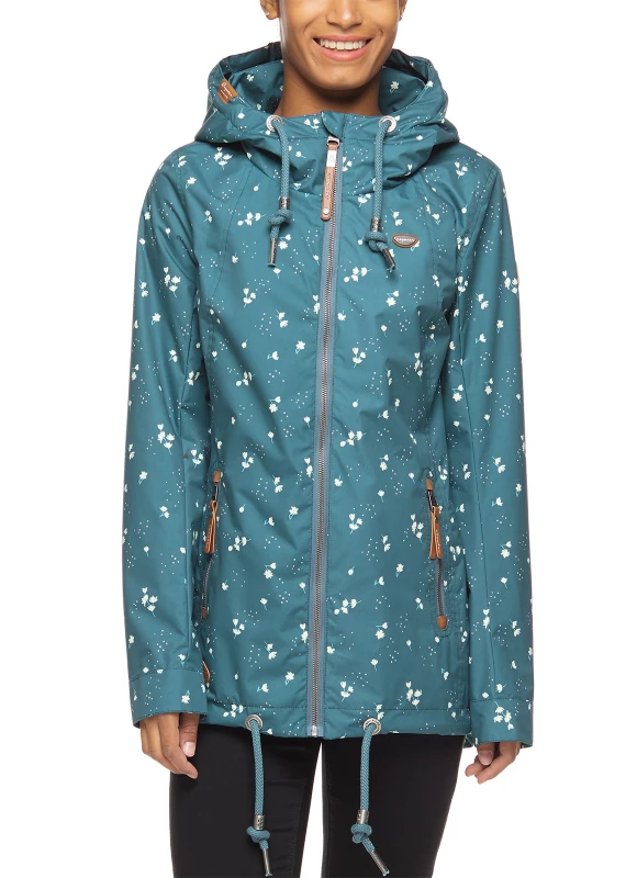 Ragwear Übergangsjacke Zuzka Flower deep ocean