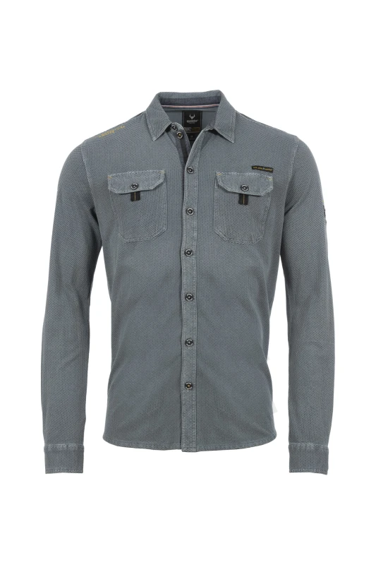 Questo Hemd HakimQU light petrol