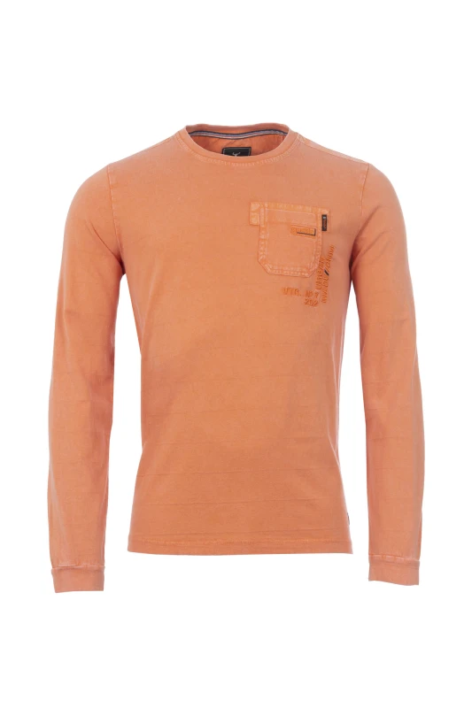 Questo Langarmshirt HarveyQU fox red