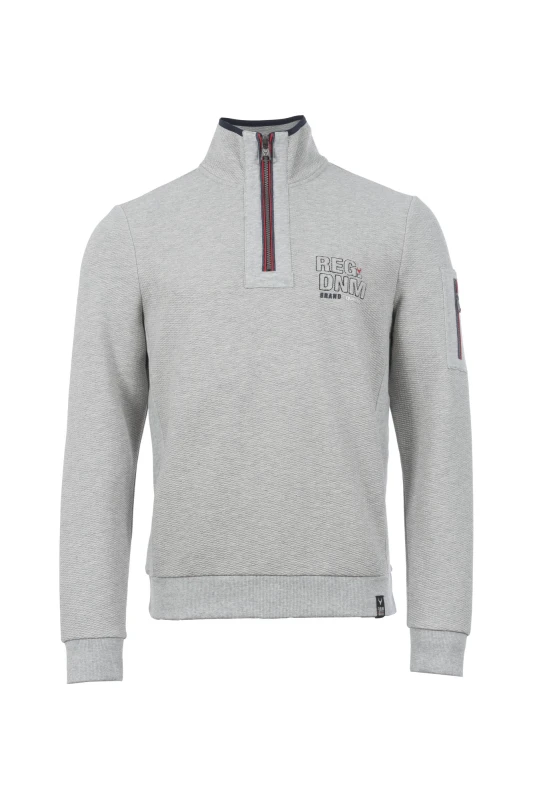Questo Sweatshirt HelmarQU grey melange