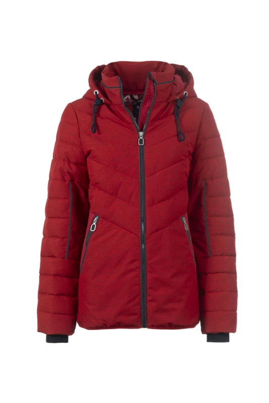 Soquesto Winterjacke OrelySOQ ruby red melange