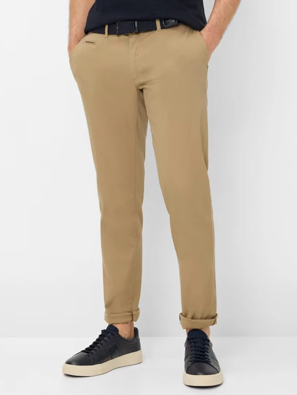 Brax Chino Style Fabio In Regular Fit hellbraun extra lang