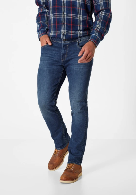 Paddock's Ben Regular Fit medium blue used moustache