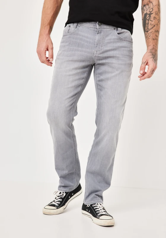 Paddock's Ben Regular Fit grey used moustache extra lang