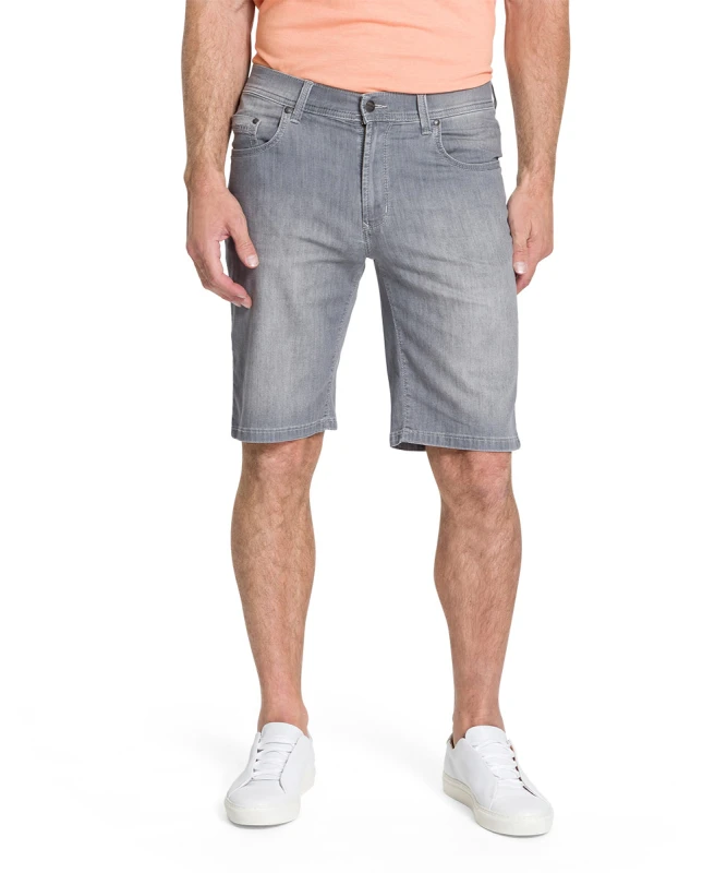 Pioneer Jeans Shorts Finn Regular Fit grey stonewash