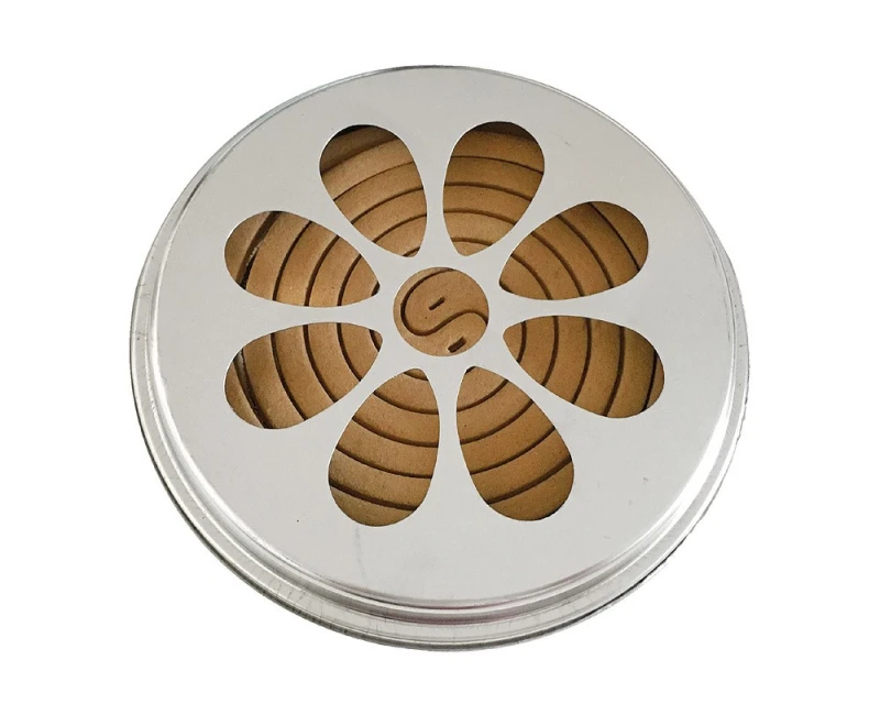 10 Citronella Rauchspiralen mit Halter Zitronengras Citronella-Duft