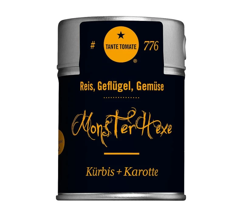 Tante Tomate - MonsterHexe - Kürbis+Karotte - Gewürzmischung 60g