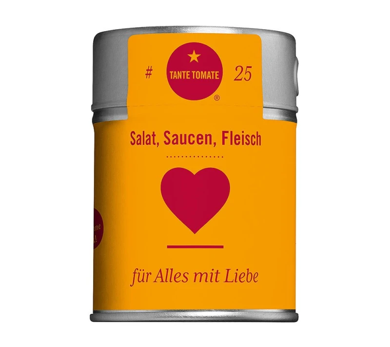 Tante Tomate - Herzchen - für Alles mit Liebe - Gewürzmischung 50g