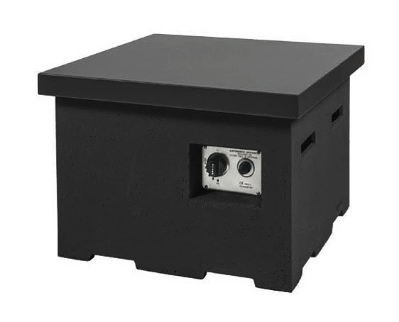 Happy Cocooning Deckel für Feuertisch klein quadratisch schwarz