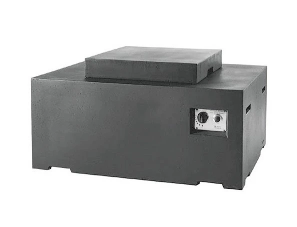 Happy Cocooning Deckel für großen Feuertisch rechteckig & quadratisch grau