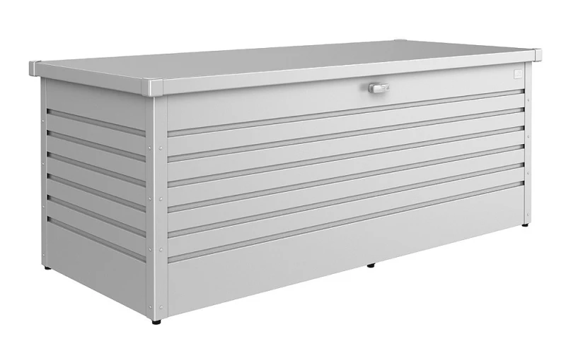Biohort Freizeitbox 180 Aufbewahrungsbox 181x79x71cm Silber-Metallic