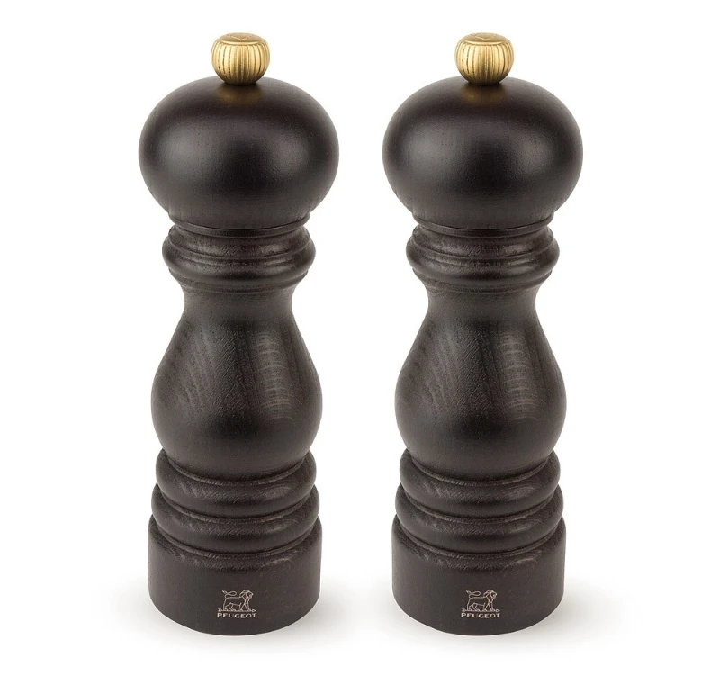 Peugeot Paris SET Pfeffermühle & Salzmühle Holz Schoko U-Select 18cm
