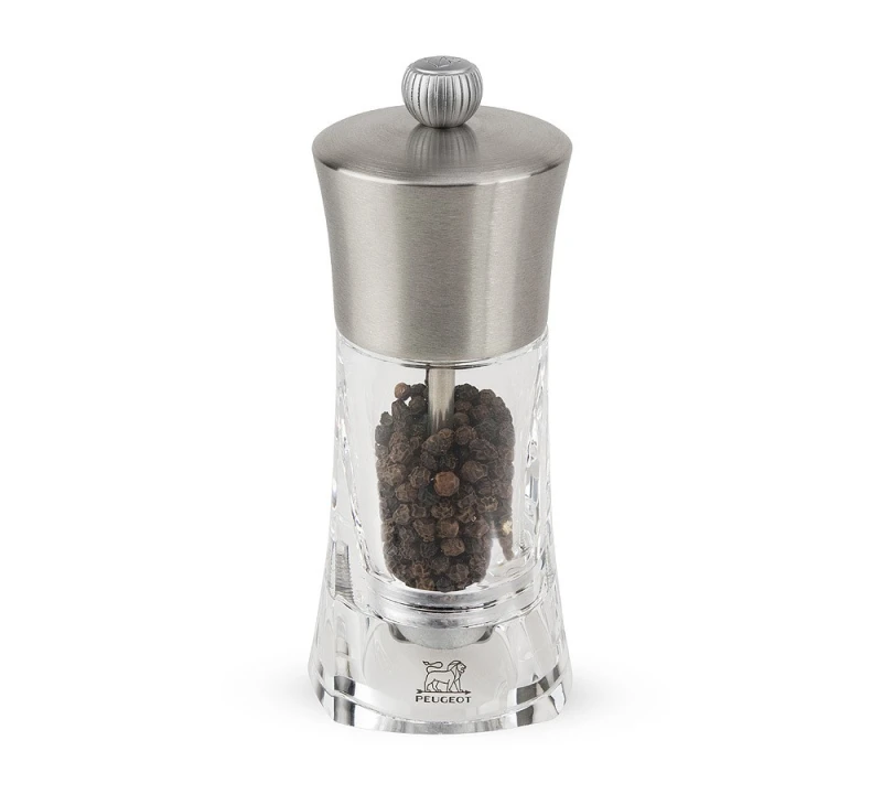 Peugeot Ouessant Pfeffermühle Acryl Edelstahl 14cm