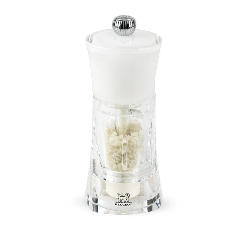 Peugeot Molene Meersalzmühle Acryl Weiss 14cm