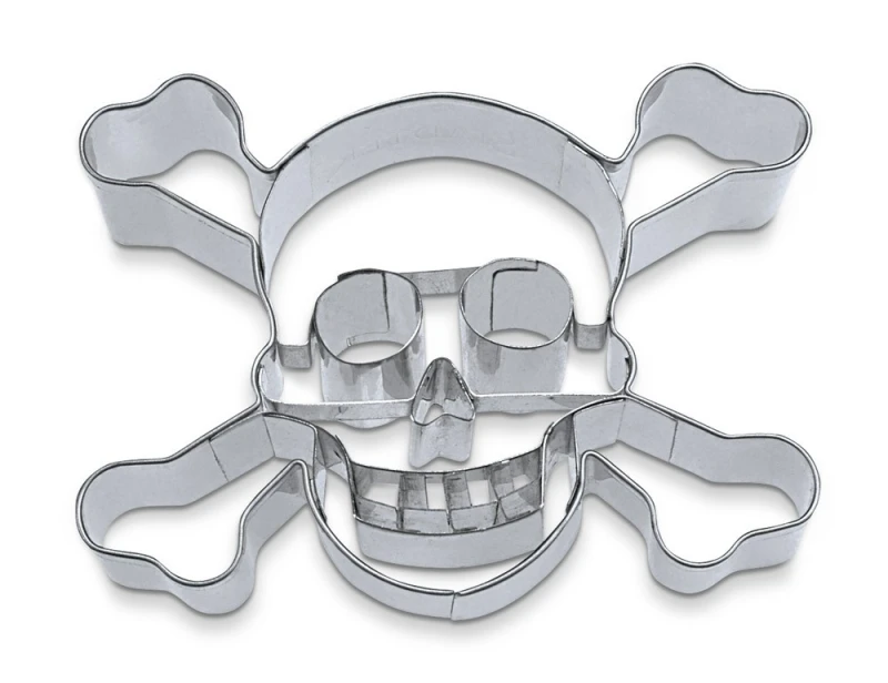 Städter Ausstechform Totenkopf Plätzchenausstecher Edelstahl 9cm