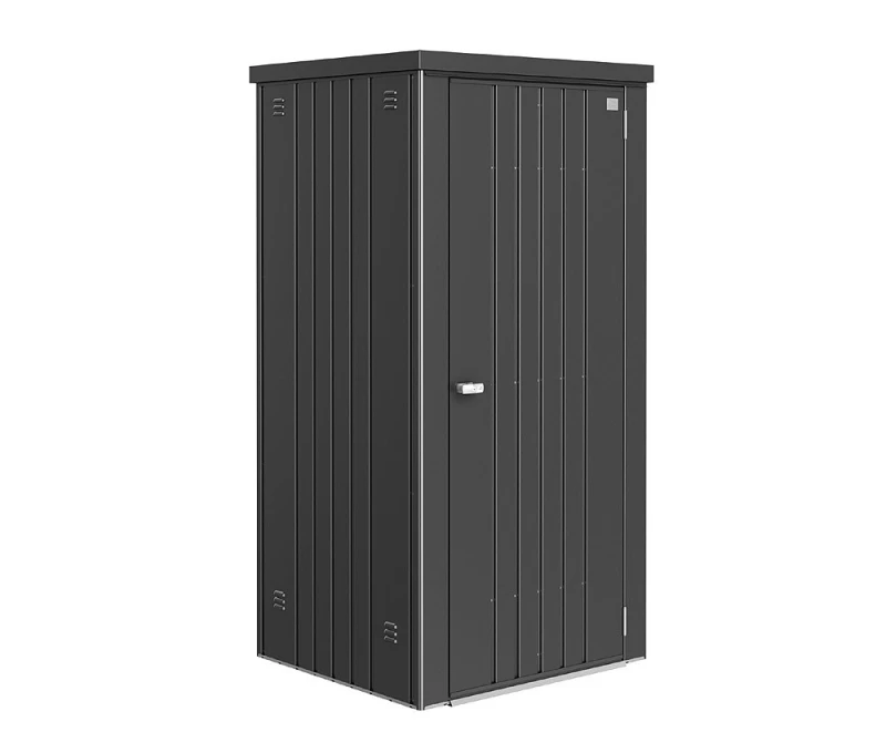 Biohort Geräteschrank 90 Aufbewahrungsschrank 93x83x182,5cm Dunkelgrau-Metallic