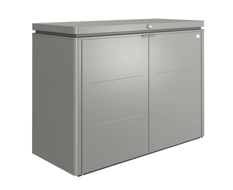 Biohort Highboard 160 Aufbewahrungsbox 160x70x118cm Quarzgrau-Metallic