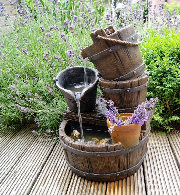 Ubbink AcquaArte Halifax Gartenbrunnen Set Springbrunnen