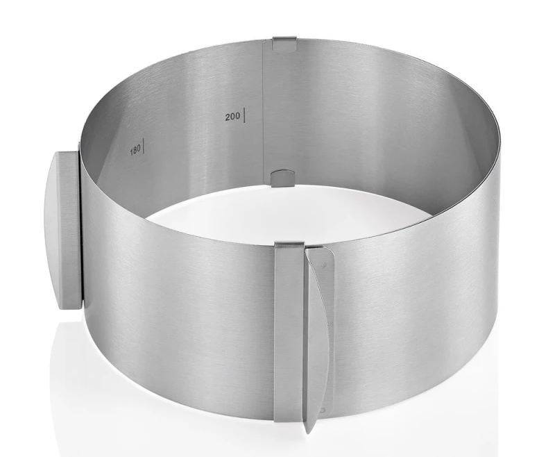Küchenprofi Tortenring verstellbar Edelstahl 30cm