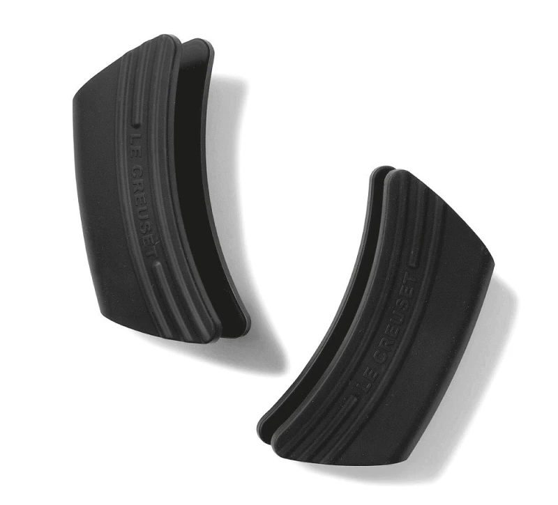 Le Creuset Silikon Griffschutz 2er-Set Schwarz