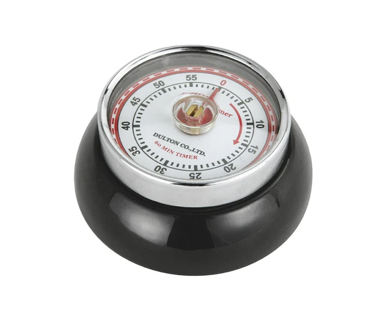 Zassenhaus Timer Speed Schwarz Küchenuhr Magnet Nostalgie Eieruhr