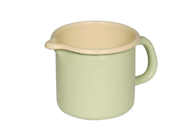 Riess Schnabeltopf Emaille Topf Pastell Nilgrün 10cm