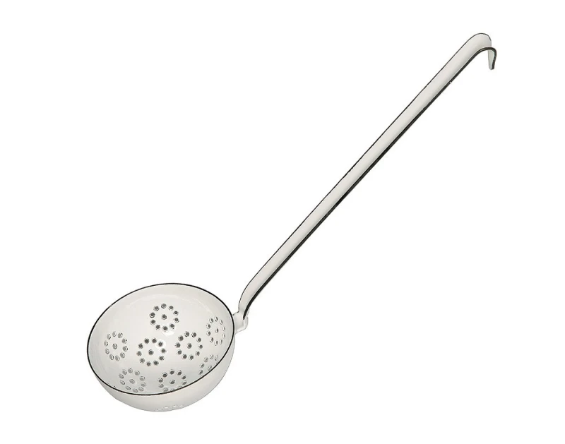 Riess Schaumlöffel Emaille Schaumkelle Weiß 9cm