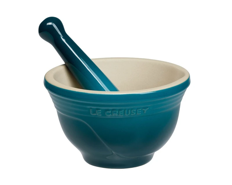 Le Creuset Mörser Steinzeug Deep Teal Petrol