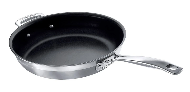 Le Creuset Bratpfanne Antihaft 3-Ply Edelstahl 28cm