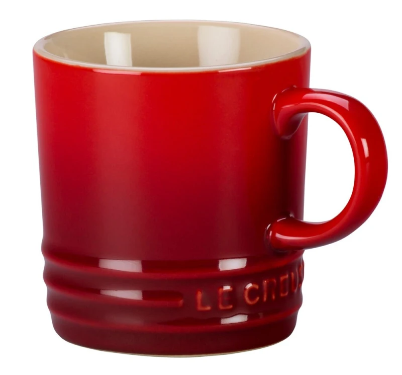 Le Creuset Tasse Becher Steinzeug Kirschrot 350ml