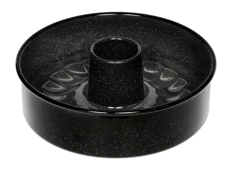 Riess Tortenform 3-teilig Emaille Schwarz 26cm