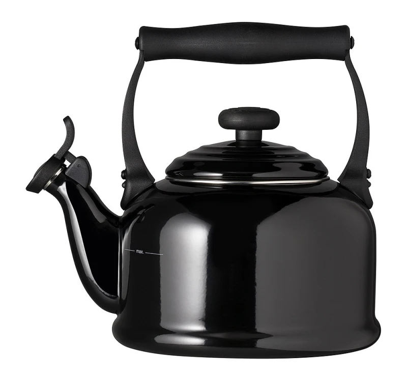 Le Creuset Wasserkessel Tradition Schwarz 2,1L