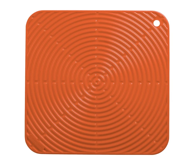 Le Creuset Topflappen Quadratisch Klassik Silikon Ofenrot 29cm