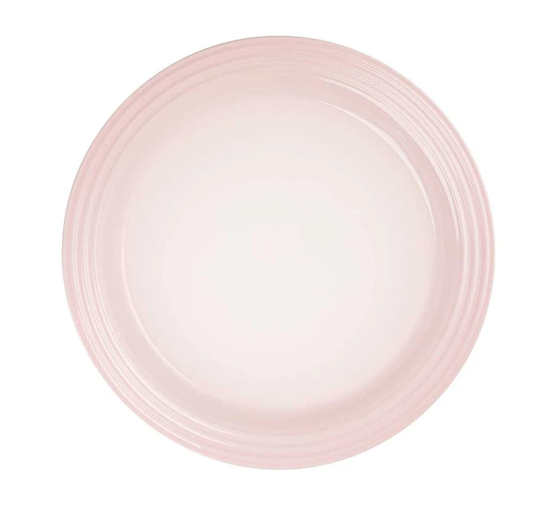 Le Creuset Frühstücksteller Steinzeug Shell Pink 22cm