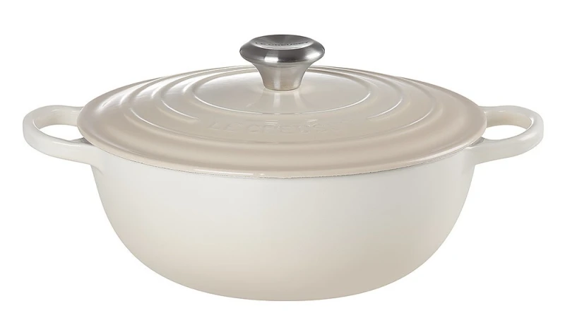 Le Creuset La Marmite Signature Familientopf Gusseisen Meringue 26cm
